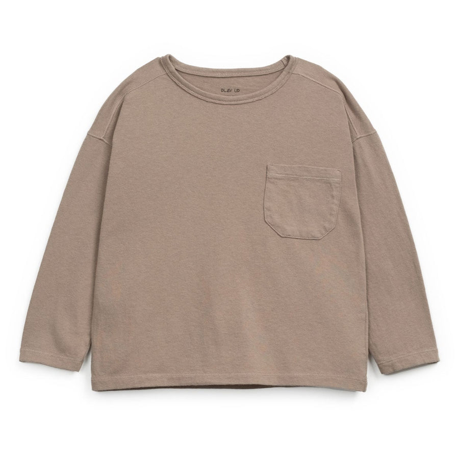Play Up Langarmshirt mit Brusttasche Organic Cotton