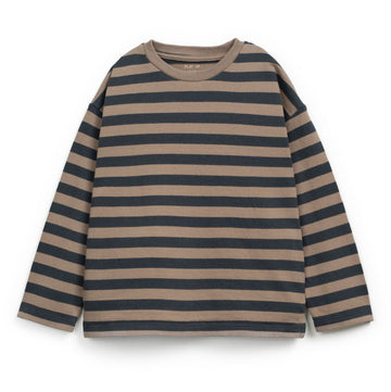 Play Up Gestreiftes Langarmshirt Organic Cotton