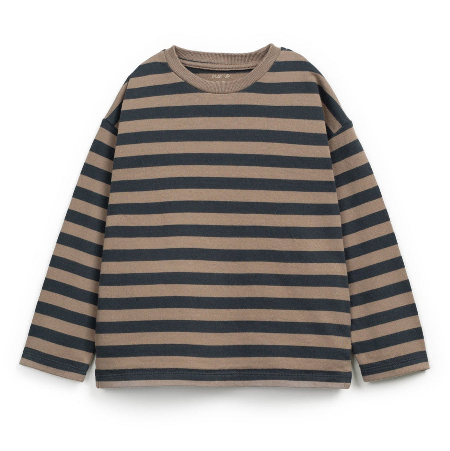 Play Up Gestreiftes Langarmshirt Organic Cotton