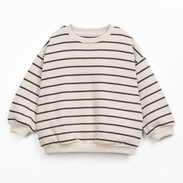 Play Up Gestreifter Jersey Sweater Recycled Cotton