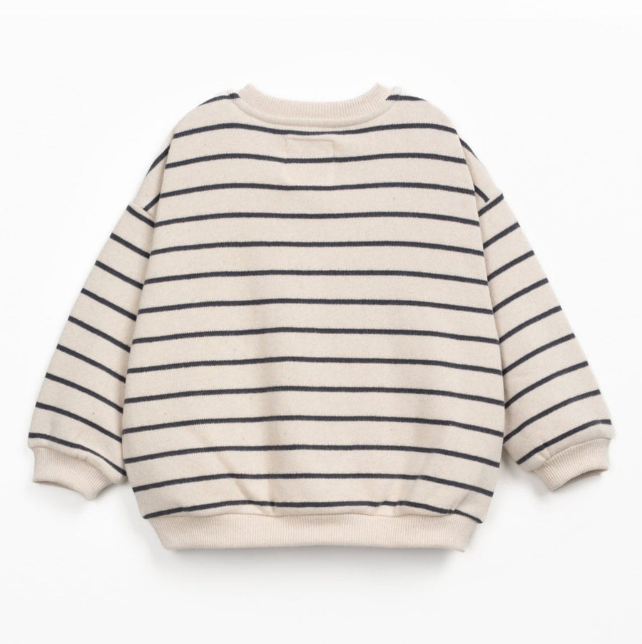 Play Up Gestreifter Jersey Sweater Recycled Cotton