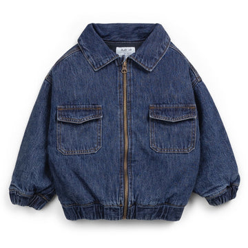 Play Up Jeansjacke mit Taschen Cotton
