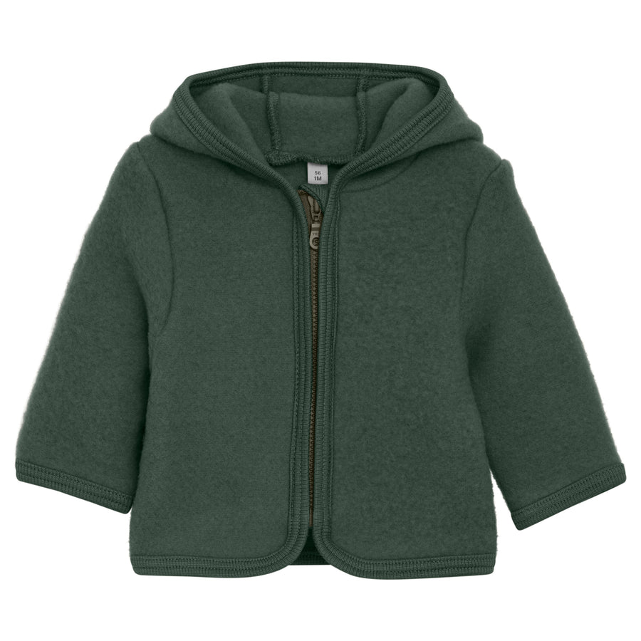 HUTTEliHUT Strickjacke mit Reissverschluss Wollfleece