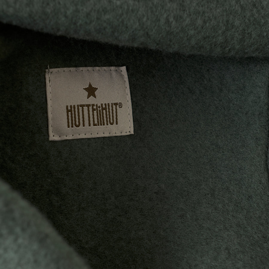 HUTTEliHUT Strickjacke mit Reissverschluss Wollfleece