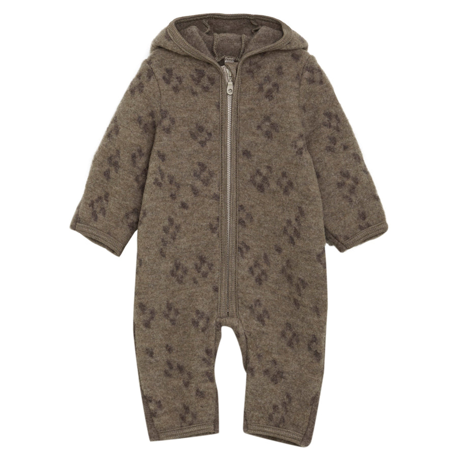 HUTTEliHUT Kinderwagenanzug mit Ohren Wollfleece