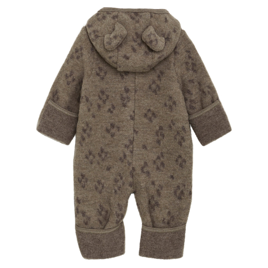 HUTTEliHUT Kinderwagenanzug mit Ohren Wollfleece