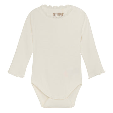 HUTTEliHUT Langarm Ripp-Body Modal-Cotton