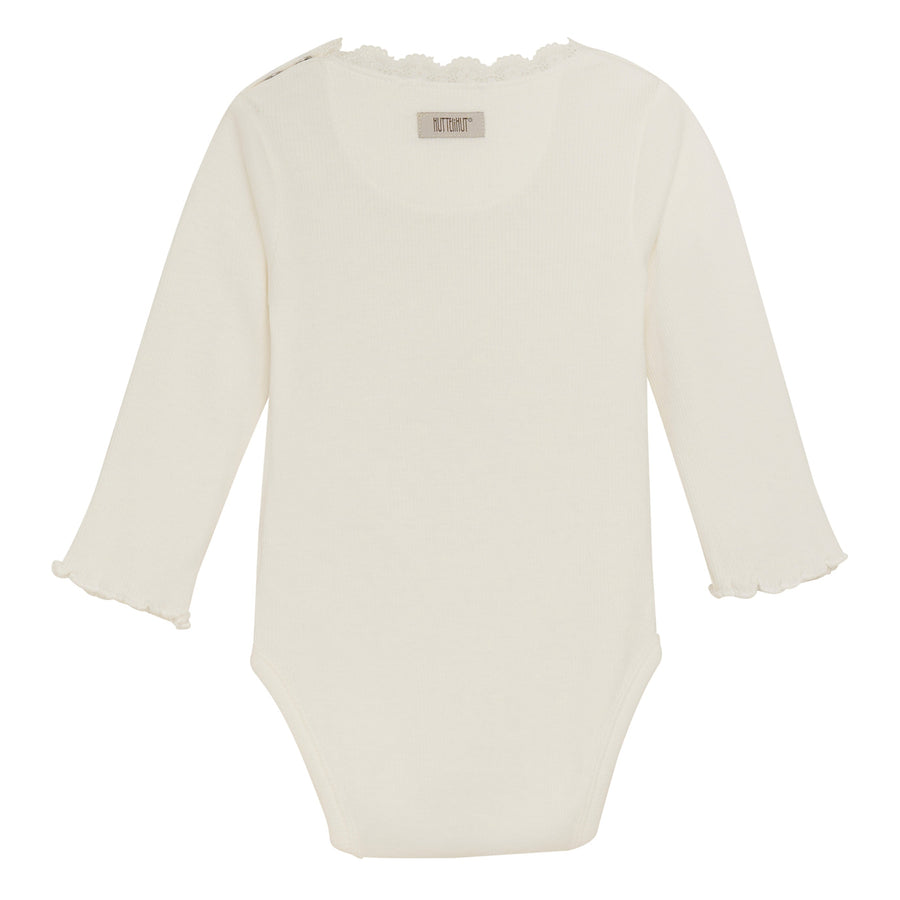 HUTTEliHUT Langarm Ripp-Body Modal-Cotton
