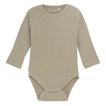 HUTTEliHUT Langarm Ripp-Body Modal-Cotton