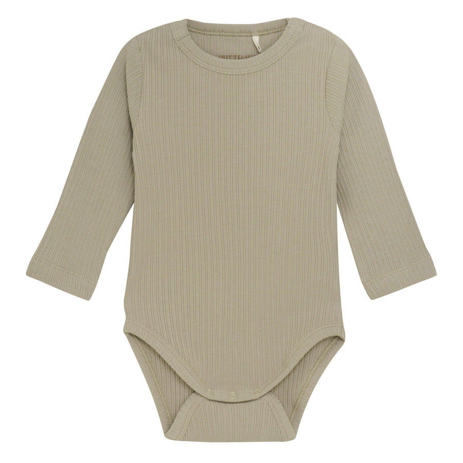 HUTTEliHUT Langarm Ripp-Body Modal-Cotton