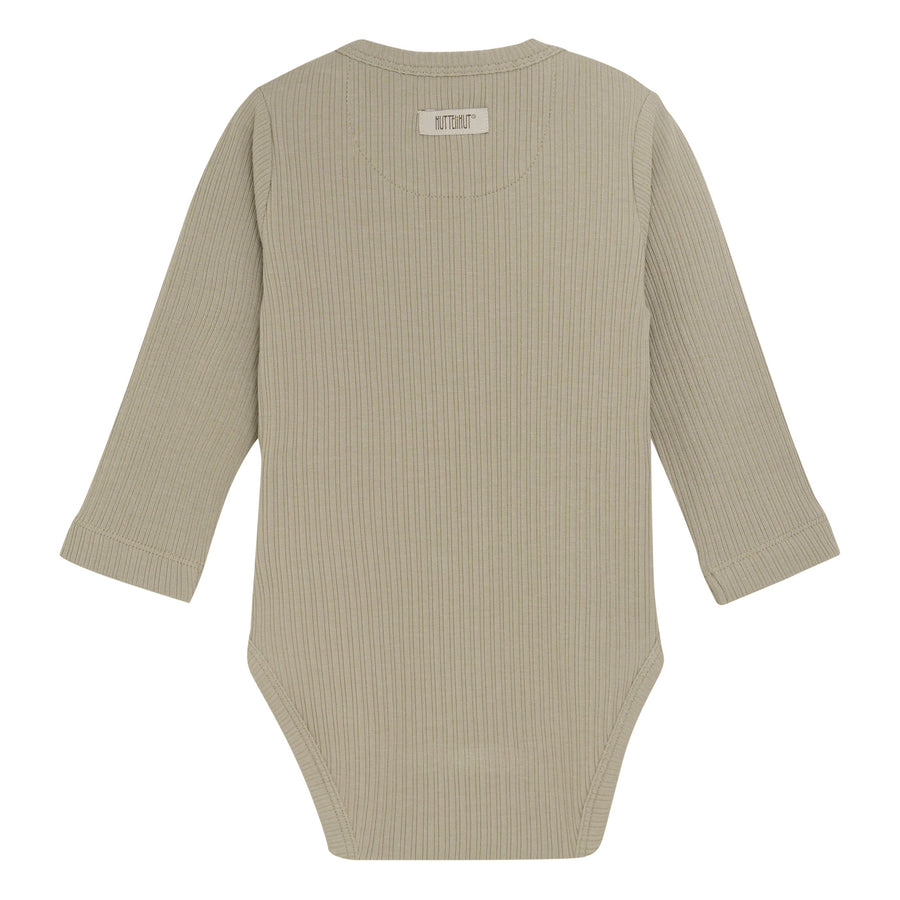 HUTTEliHUT Langarm Ripp-Body Modal-Cotton