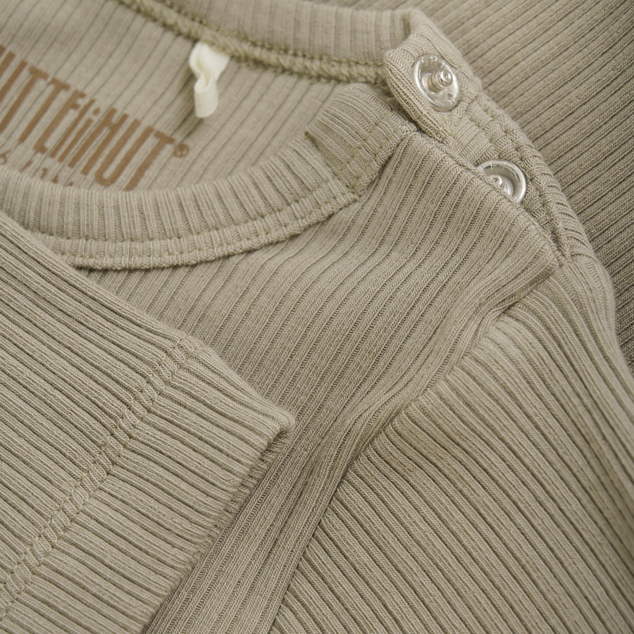 HUTTEliHUT Langarm Ripp-Body Modal-Cotton