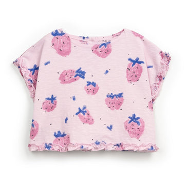 Play Up Jersey T-Shirt mit Print Organic Cotton