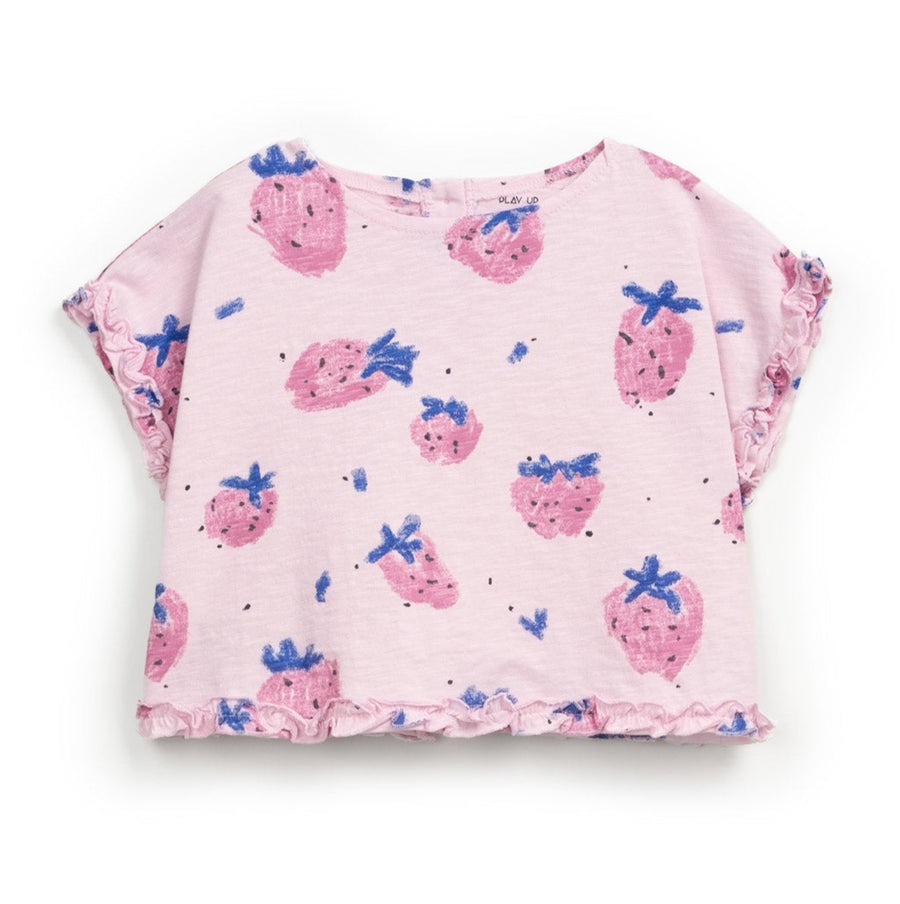 Play Up Jersey T-Shirt mit Print Organic Cotton