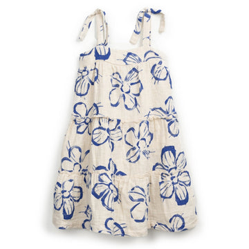 Play Up Kleid mit Print Cotton-Linen