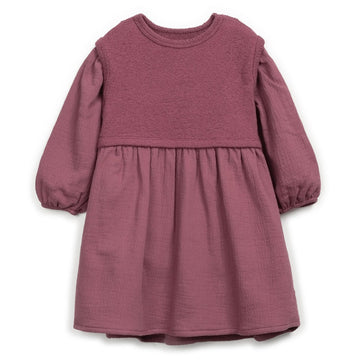 Play Up Kleid mit geraffter Taille Recycled Cotton