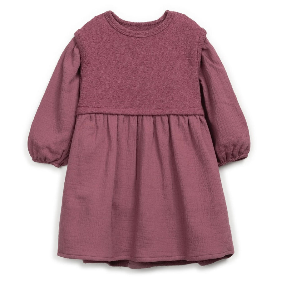 Play Up Kleid mit geraffter Taille Recycled Cotton