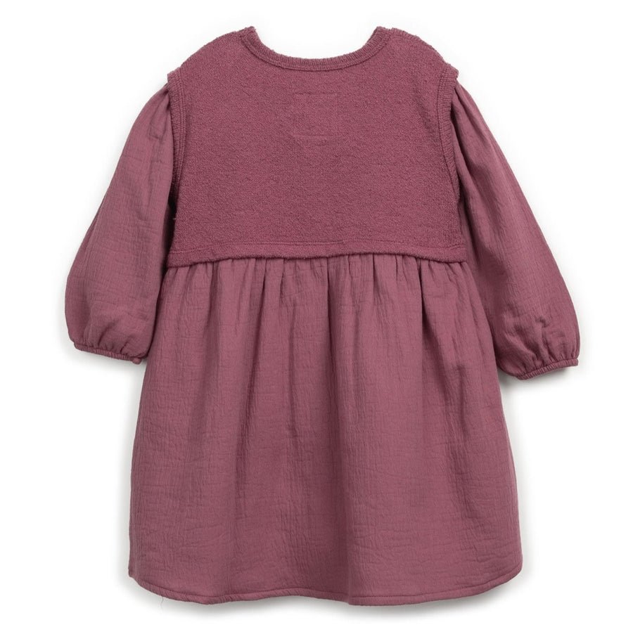 Play Up Kleid mit geraffter Taille Recycled Cotton