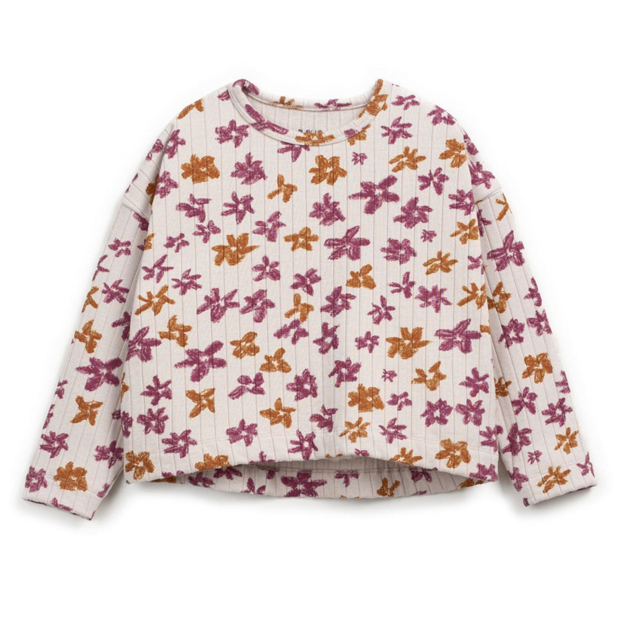 Play Up Langarmshirt mit Blumenprint Recycled Cotton