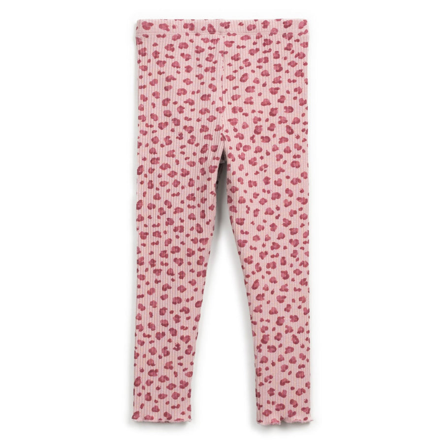 Play Up Leggings mit Leoprint Organic Cotton