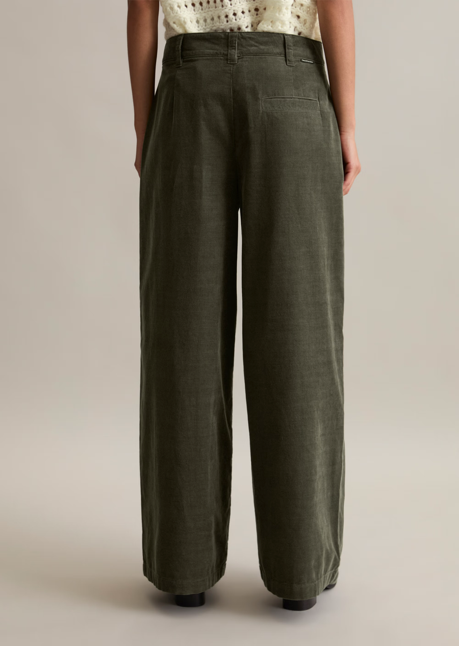 Marc O'Polo Hose mit Bundfalte Organic Cotton