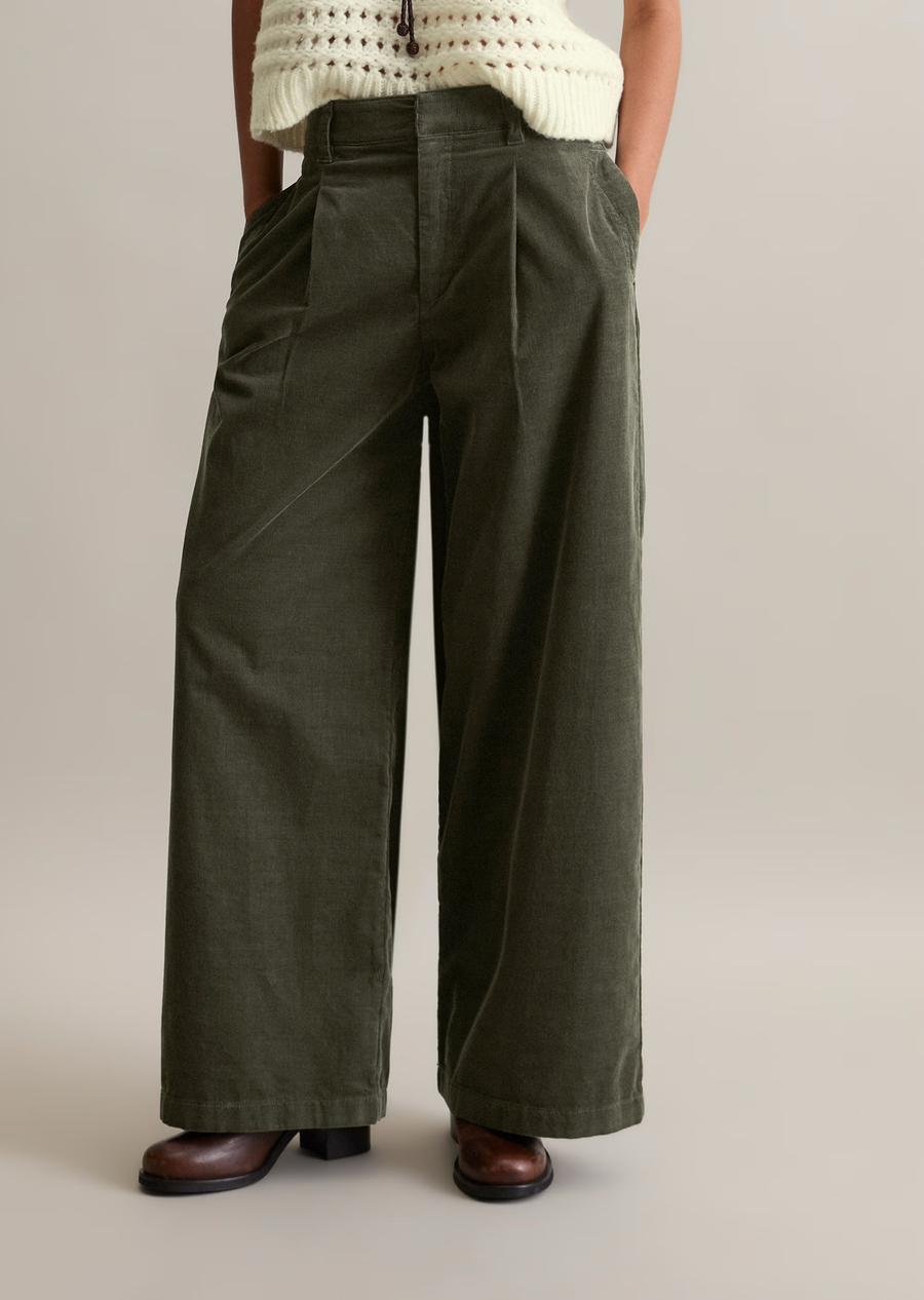 Marc O'Polo Hose mit Bundfalte Organic Cotton
