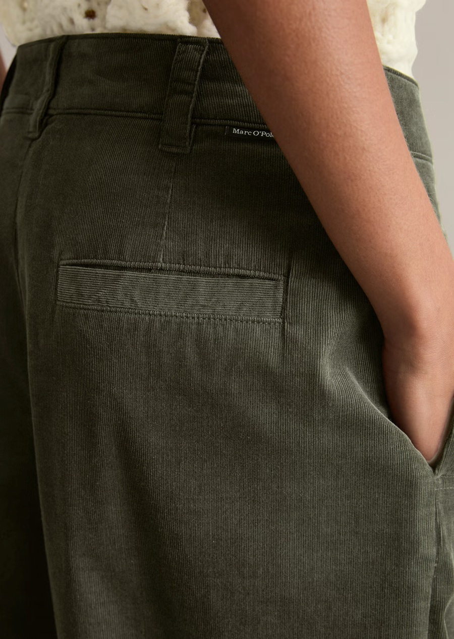 Marc O'Polo Hose mit Bundfalte Organic Cotton