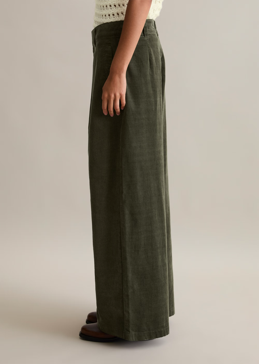 Marc O'Polo Hose mit Bundfalte Organic Cotton