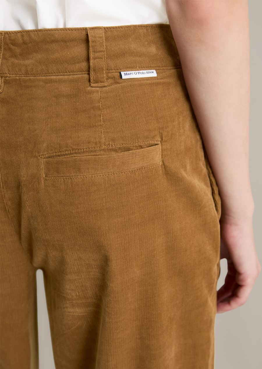 Marc O'Polo Hose mit Bundfalte Organic Cotton