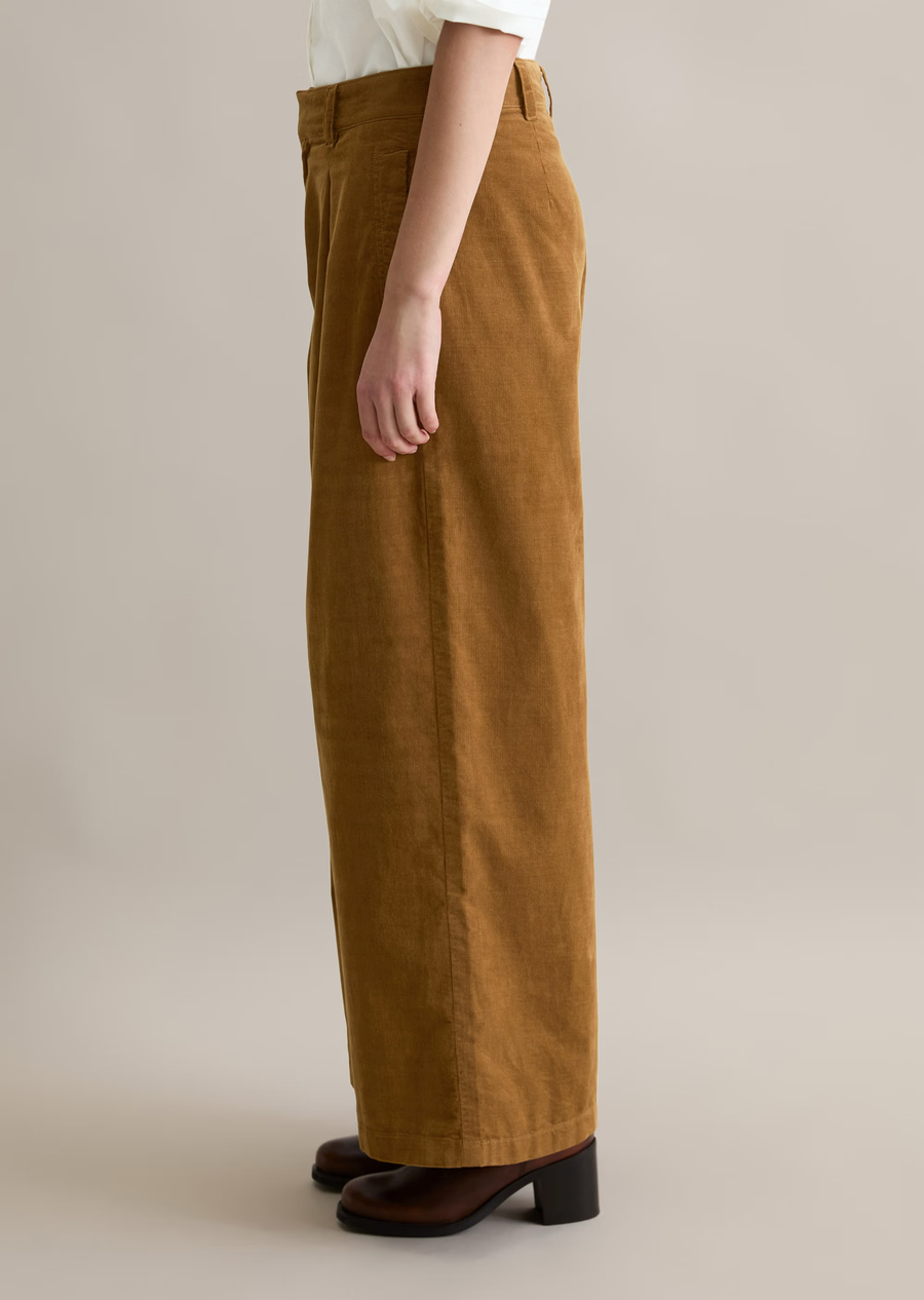 Marc O'Polo Hose mit Bundfalte Organic Cotton