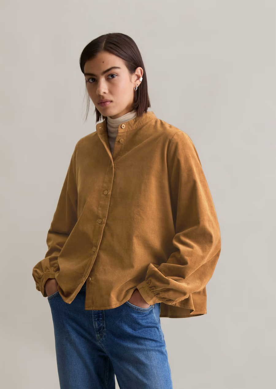 Marc O'Polo DENIM Bluse Cord OCS Organic Cotton