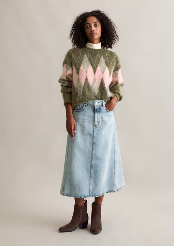 Marc O'Polo DENIM Jeansrock Cotton Nettle Mix