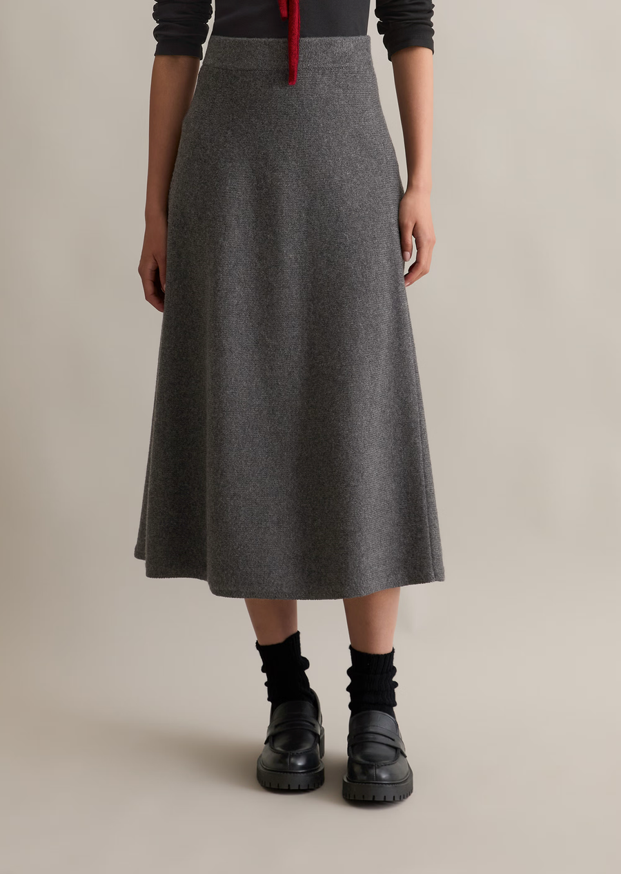 Marc O'Polo DENIM Strickrock A-Shape Wool Cotton Mix