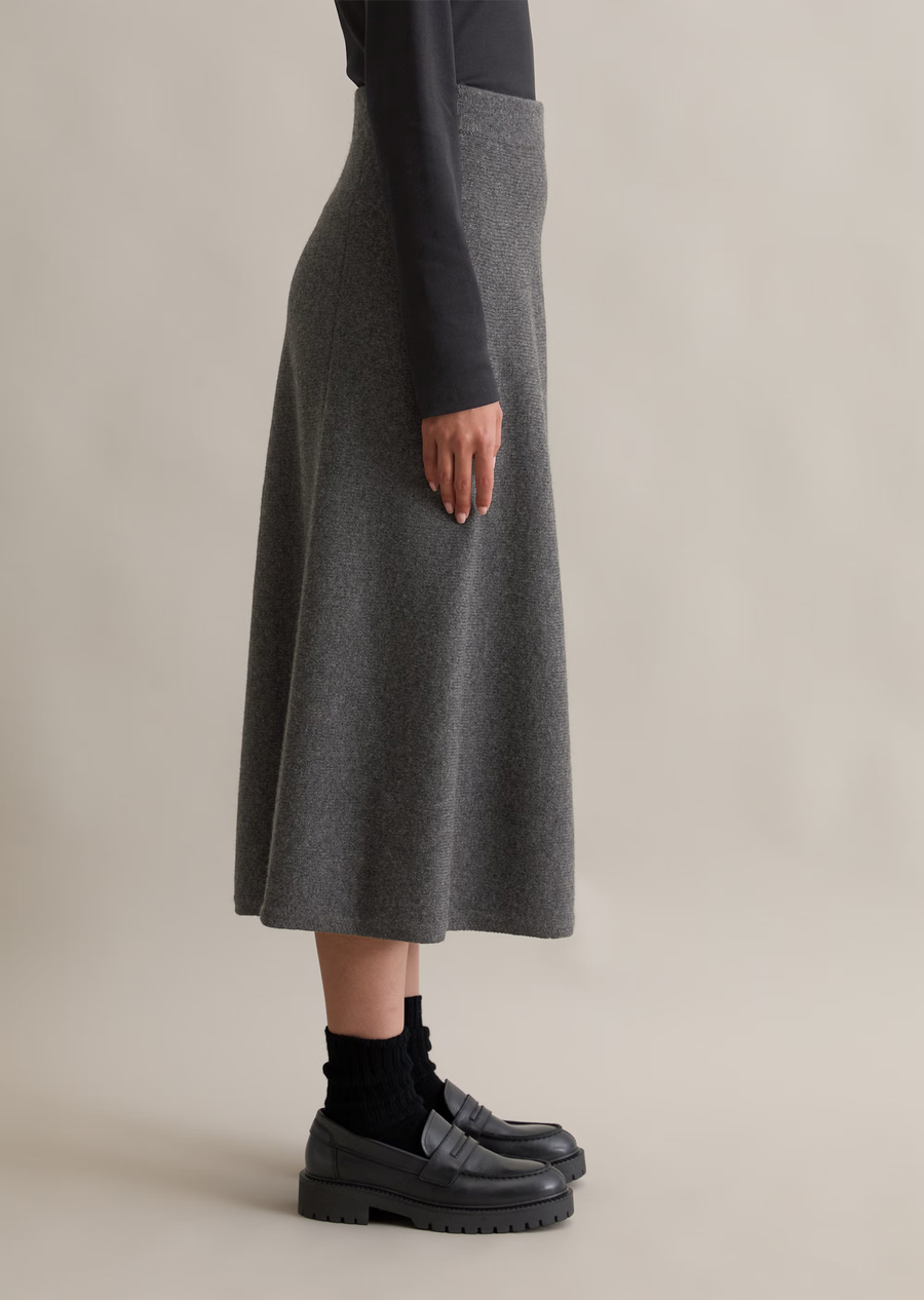 Marc O'Polo DENIM Strickrock A-Shape Wool Cotton Mix