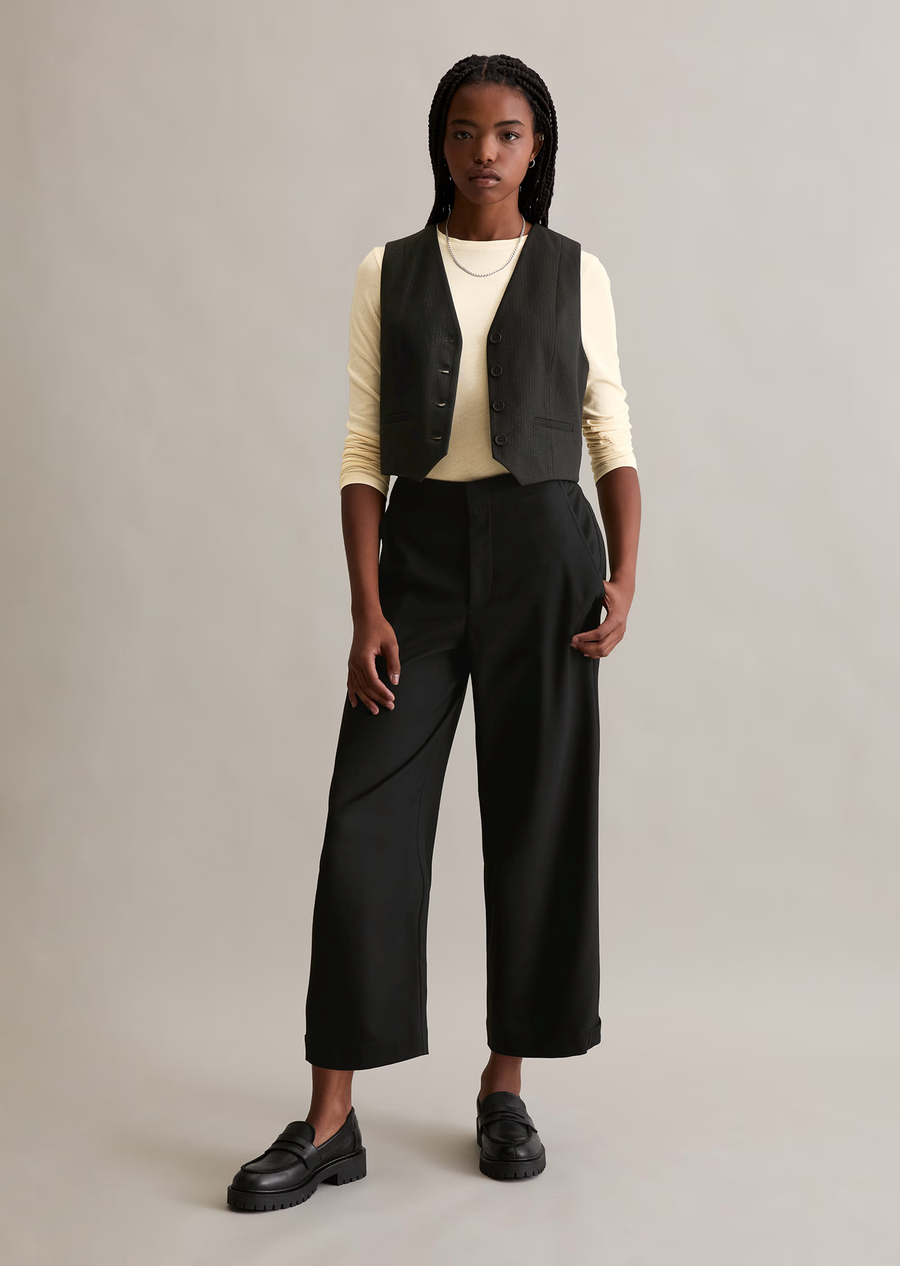 Marc O'Polo DENIM Hose Relaxed Recycled Polyester Viscose Mix