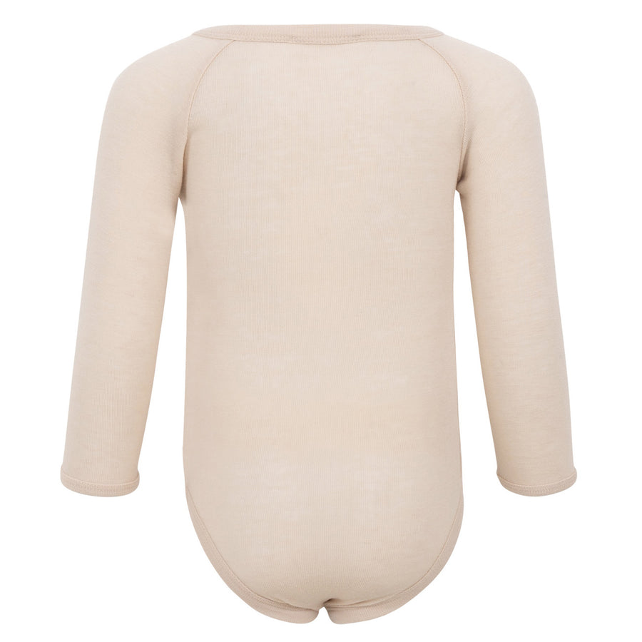 Minimalisma Wickelbody Langarm TICKLE Wool-Silk