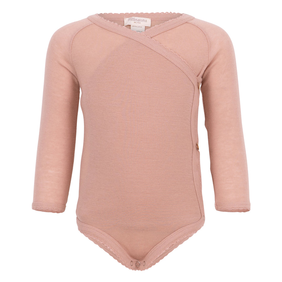 Minimalisma Wickelbody Langarm TICKLE Wool-Silk