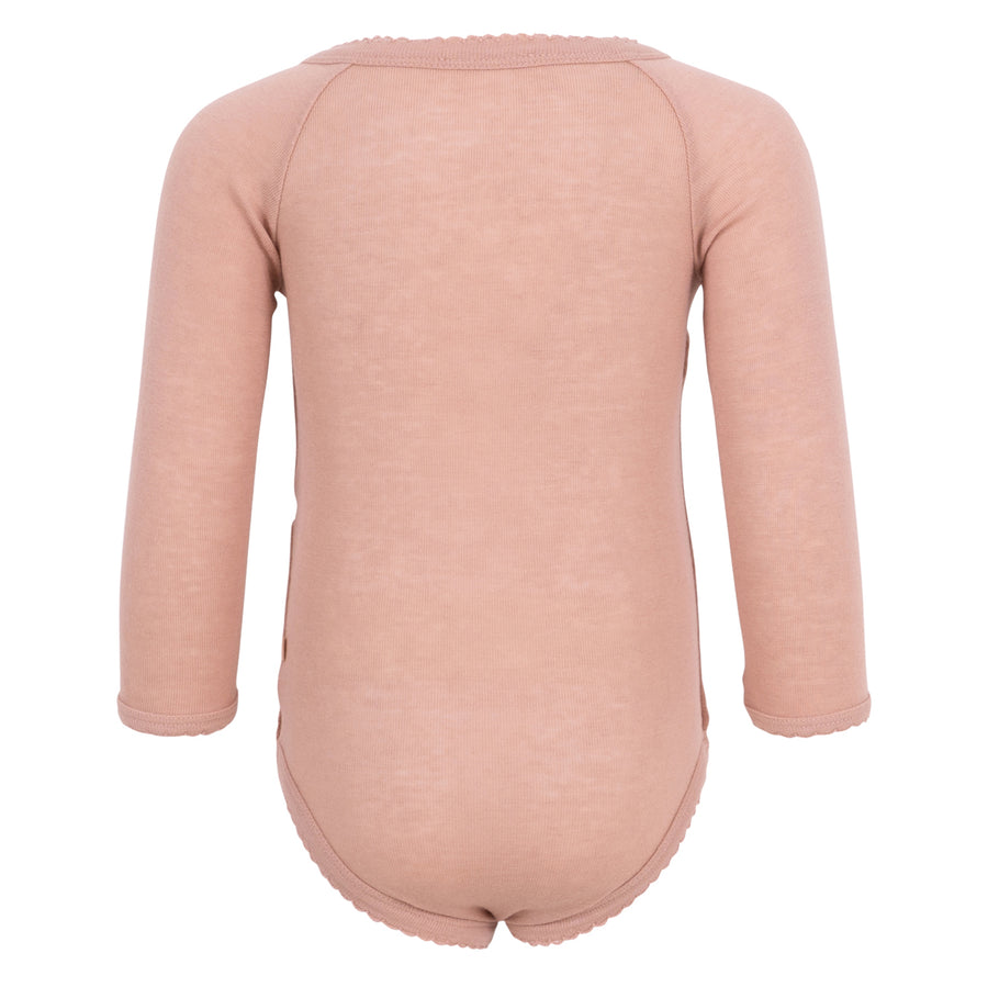 Minimalisma Wickelbody Langarm TICKLE Wool-Silk