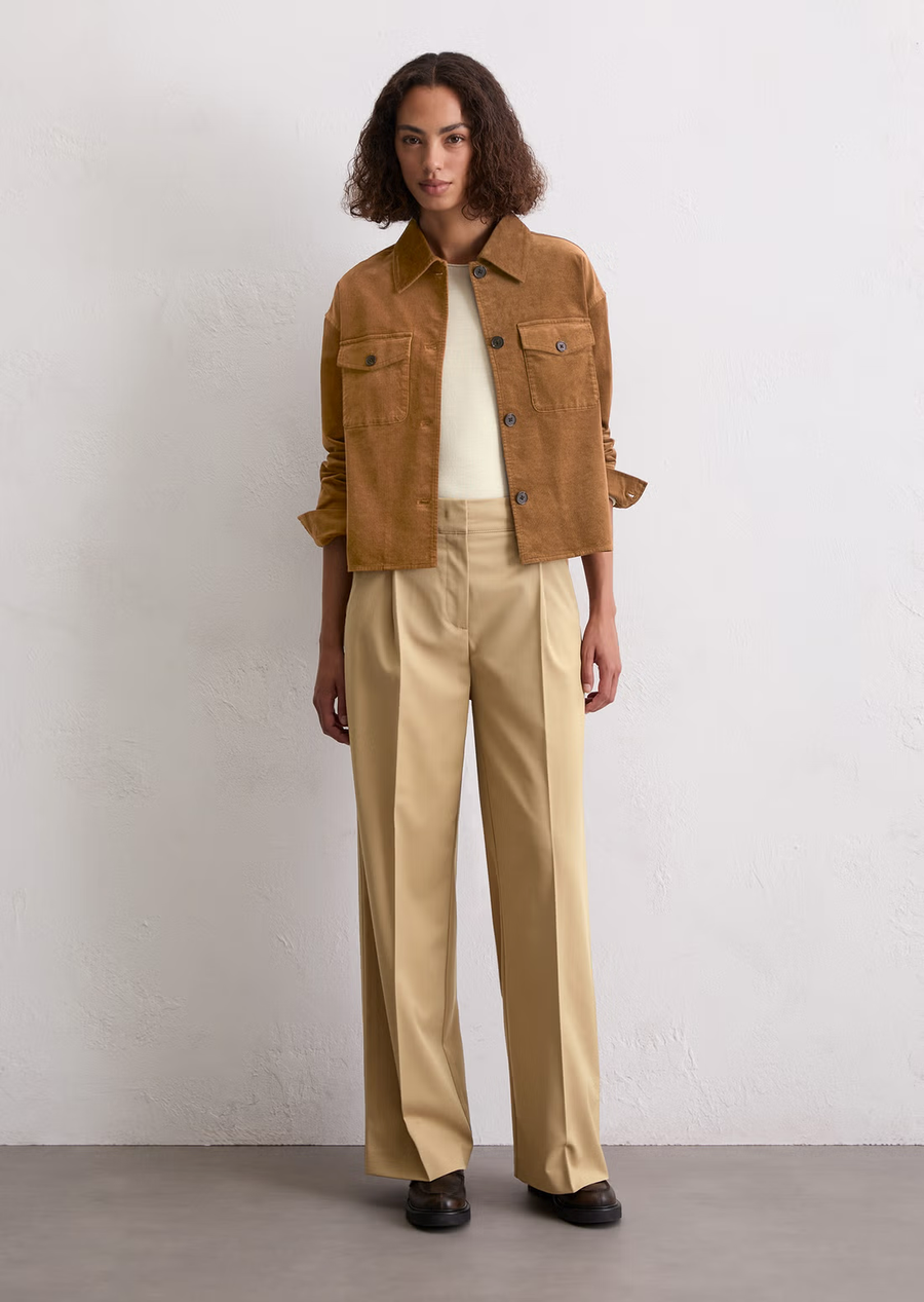 Marc O'Polo Hose Wide Leg Wool Mix