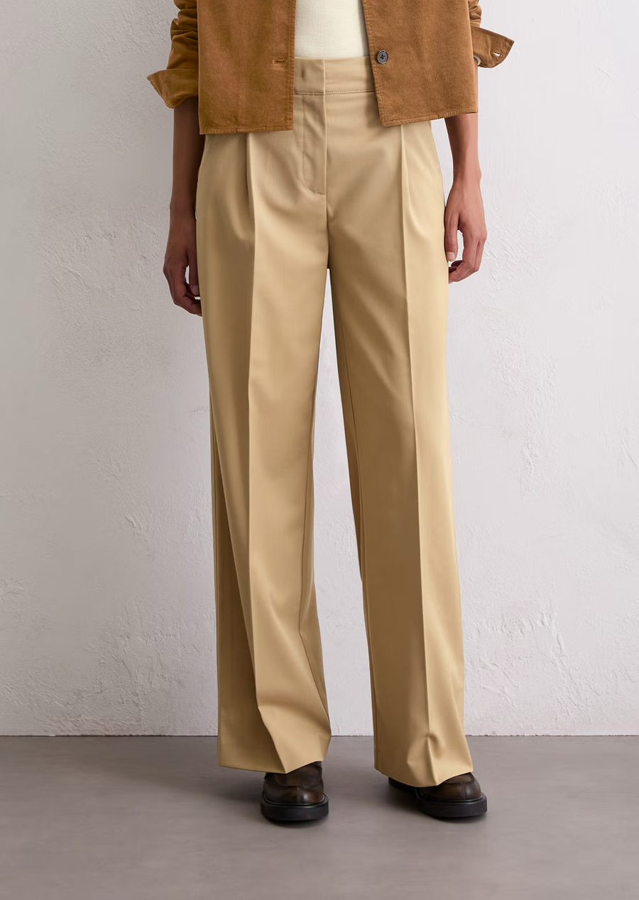 Marc O'Polo Hose Wide Leg Wool Mix