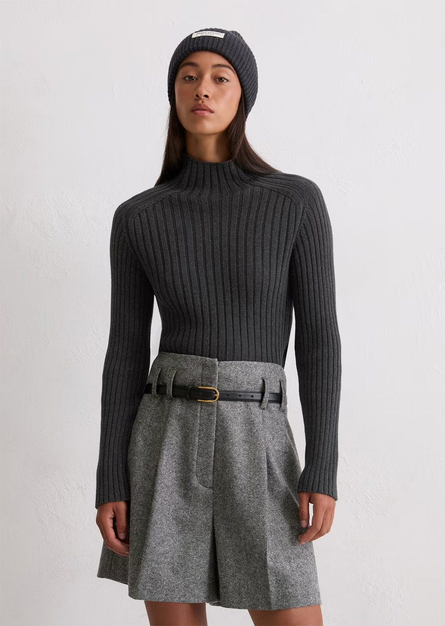 Marc O'Polo Pullover Turtleneck Slim Organic Cotton