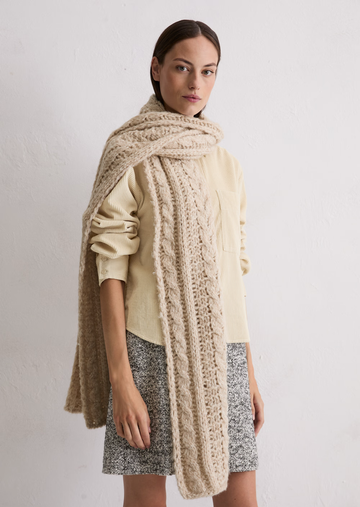 Marc O'Polo Strickschal Alpaca Wool Mix