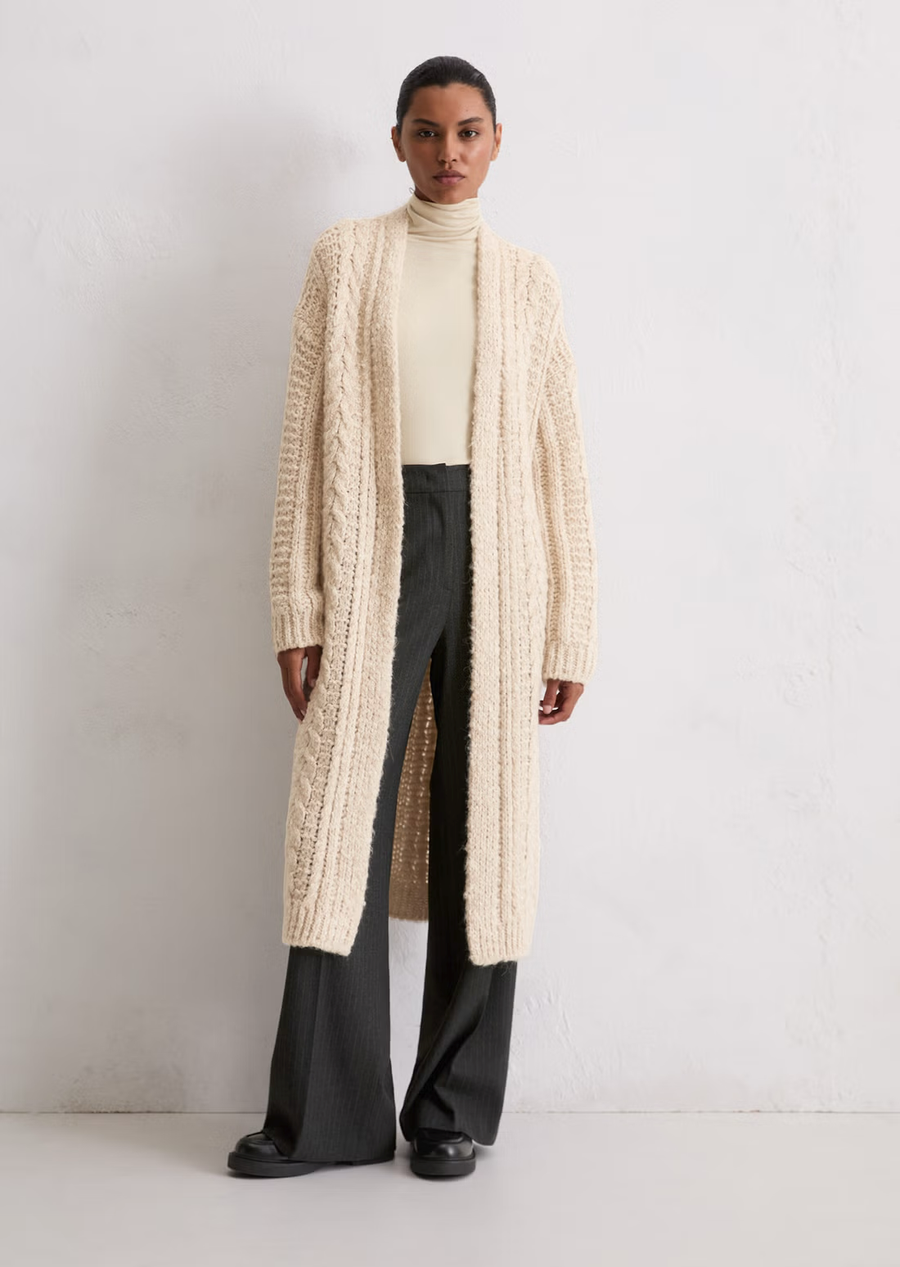 Marc O'Polo Long Cardigan Alpaca Wool Mix