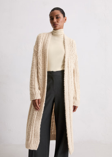 Marc O'Polo Long Cardigan Alpaca Wool Mix