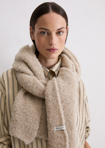 Marc O'Polo Schal Teddy Bouclé Wool Alpaca Mix