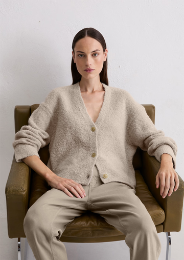 Marc O'Polo Cardigan Bouclé Alpaca Wool Mix