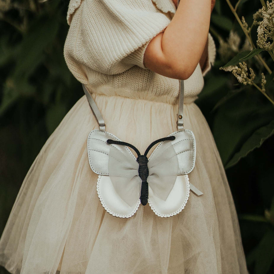 Donsje Schmetterling-Tasche ALJA Metallic Leather
