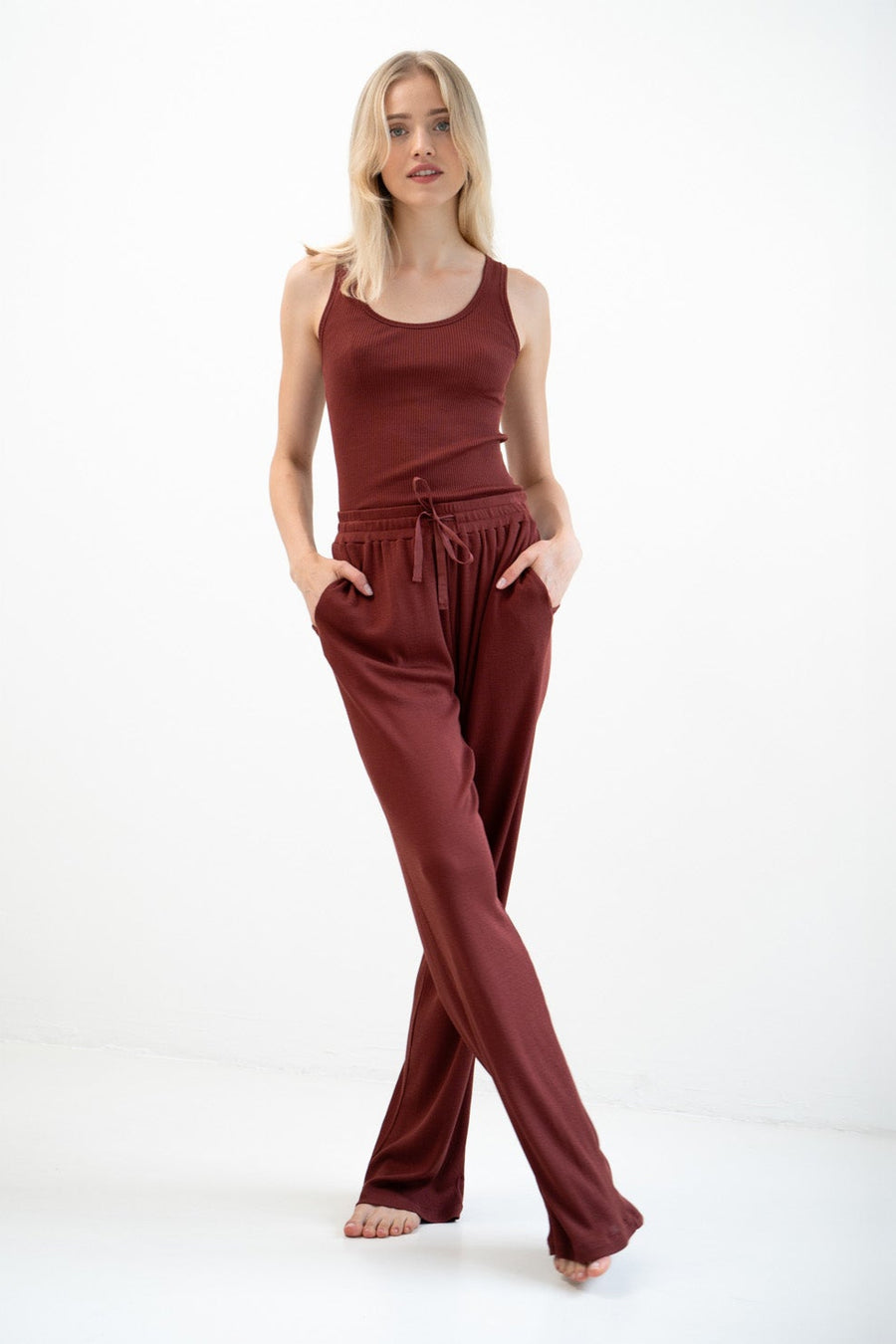 Minimalisma Jogging Pants HAIRLOOM Silk Wool Blend