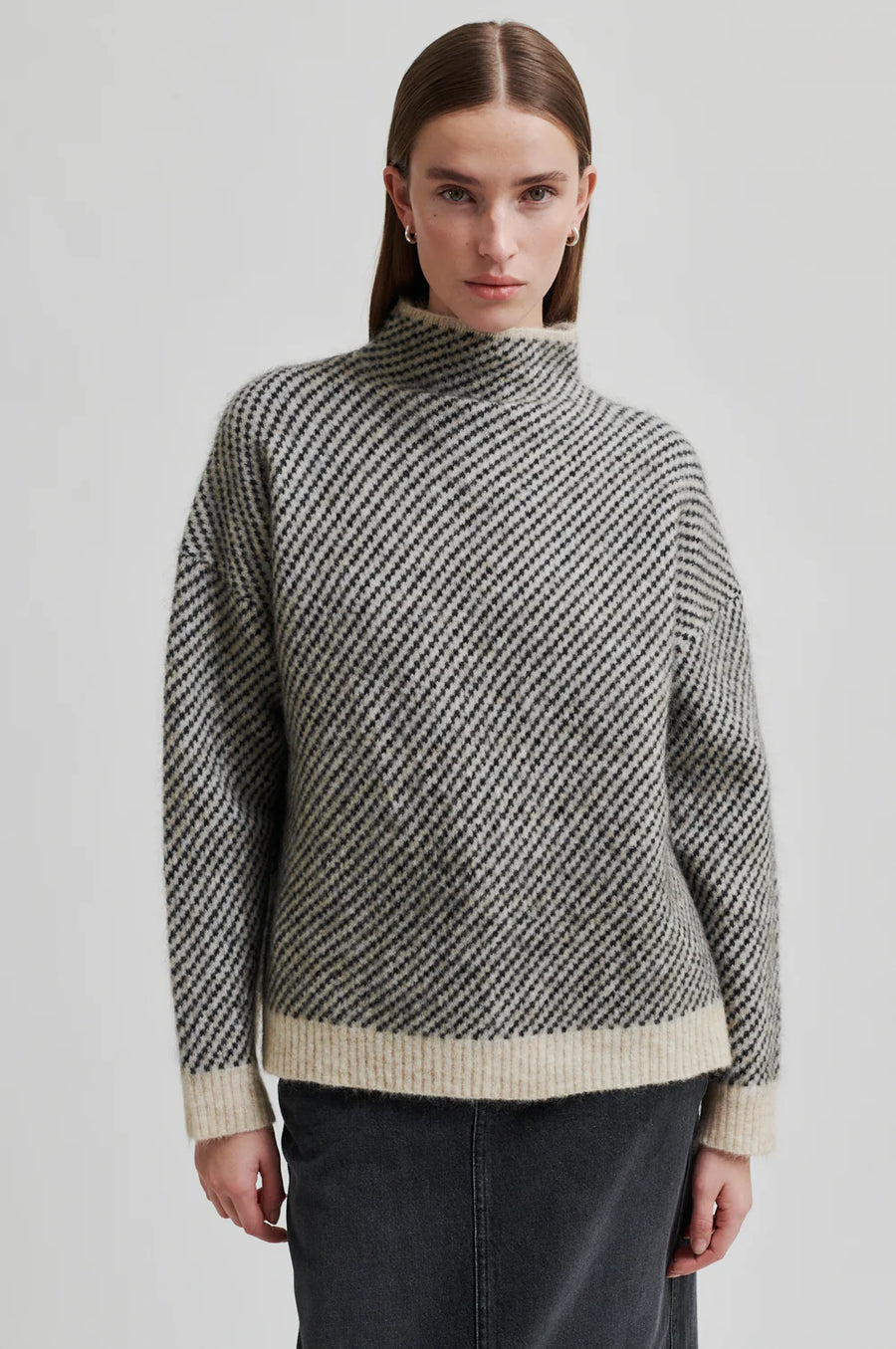 SECOND FEMALE Rollkragen-Strickpullover CAPELLA