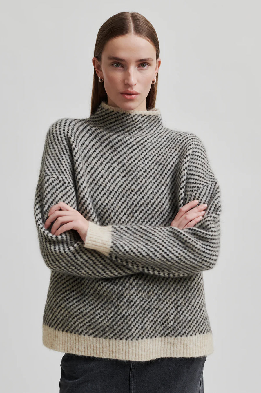 SECOND FEMALE Rollkragen-Strickpullover CAPELLA